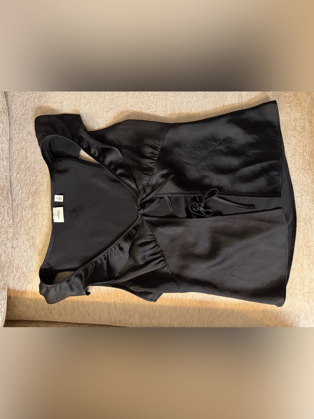 Aritzia Wilfred Tonka Satin Blouse